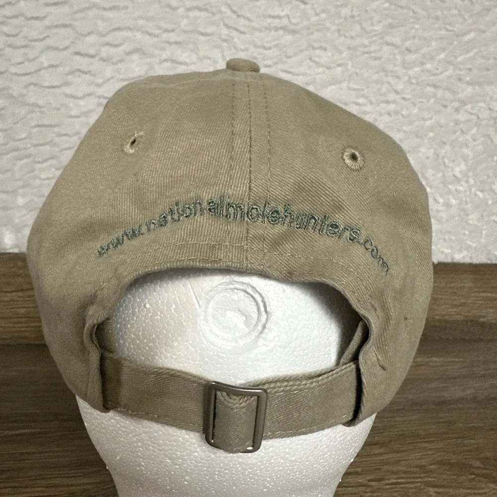 National Mole Hunters Association Hat Port & Company Khaki Adjustable Cap